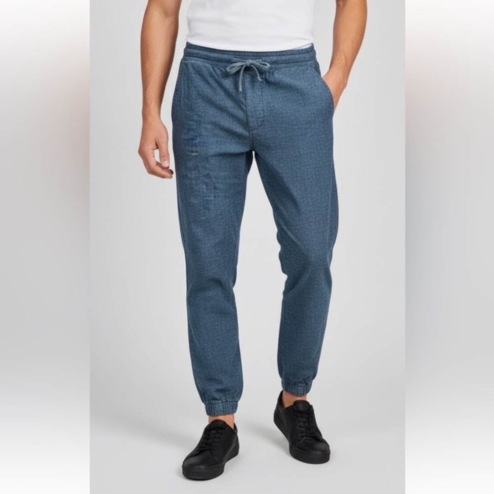 VINTAGE Y2K BLUE ABERCROMBIE & FITCH DRAWSTRING SWEATPANTS EARLY 2000’s COTTON‎